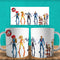 Mug AAA - 11 onz deluxe personalizado Thundercats - Blanco