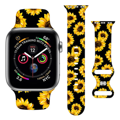 Sport Strap Compatible with Apple Watch Band 38mm 40mm 41mm 42mm 44mm 45mm 46mm 49mm Men Women,Adjustable Soft Silicone Wristbands for iWatch Ultra Series 10 9 8 7 6 5 4 3 2 1 SE